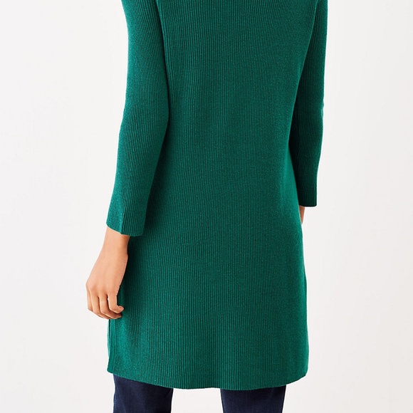 J.Jill XL NEW Cozy Crew-neck Long Sweater Tunic NWT - Picture 3 of 4